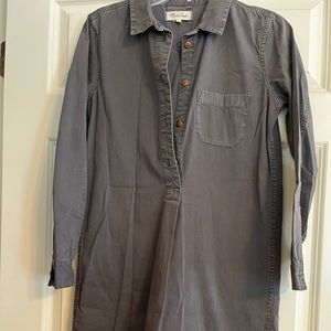 Grey Madewell Shirt Dress